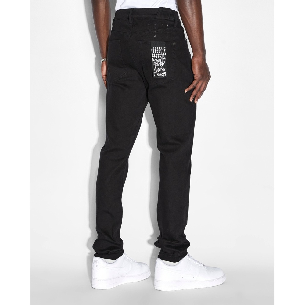 Ksubi Chitch Krystal Jeans in Black Men 38x31 Rockabilly Skater Grunge Hip Hop
